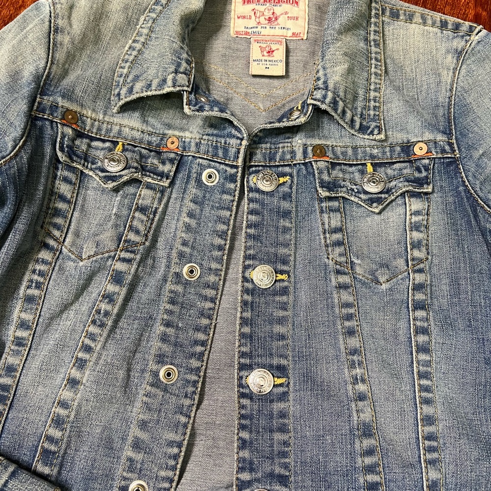 True Religion Denim Jacket. Size M.